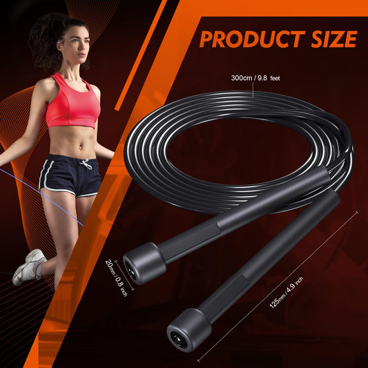 HELLOBOZS 14-Pack Adjustable PVC Jump Ropes