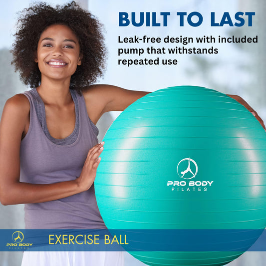 ProBody Pilates Exercise Ball for Yoga & Fitness