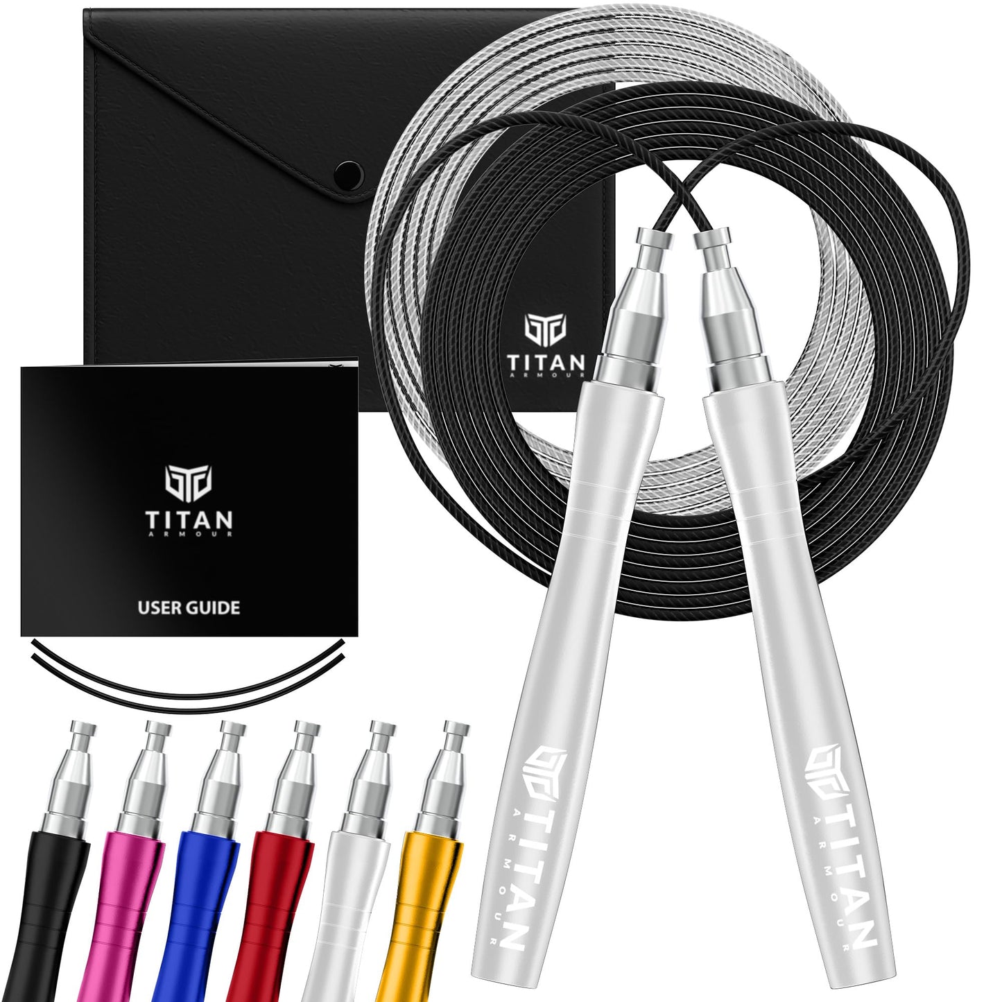Titan Armour Speed Rope with Steel Cables