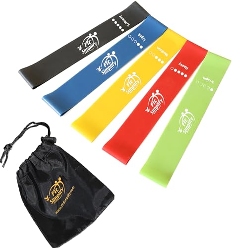 Resistance Loop Bands Set with Carry Bag