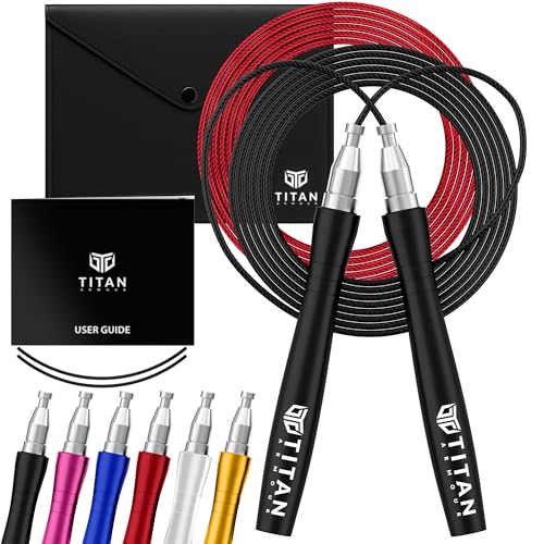 Titan Armour Speed Rope with Steel Cables