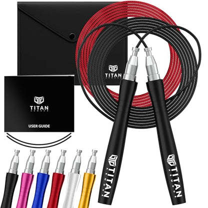Titan Armour Speed Rope with Steel Cables
