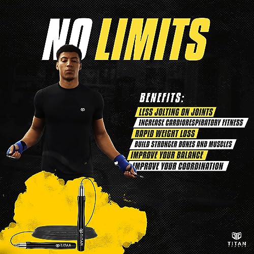 Titan Armour Speed Rope with Steel Cables