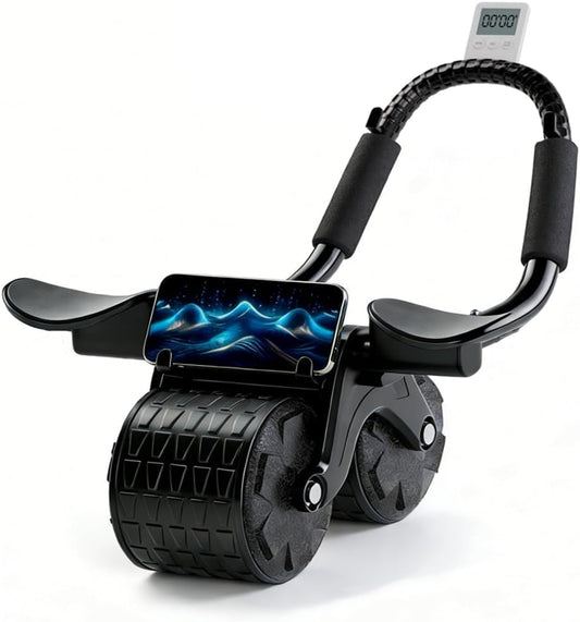 Tixahi Auto-Rebound Ab Roller with Timer