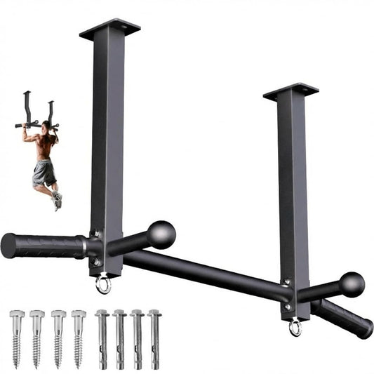 HWOOUSA Ceiling Mount Multi-Grip Pull Up Bar