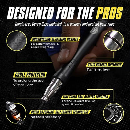 Titan Armour Speed Rope with Steel Cables