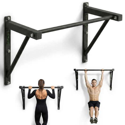 Rage Fitness Wall Mounted Pull Up Bar