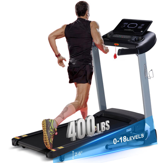 18% Auto Incline Foldable Home Treadmill