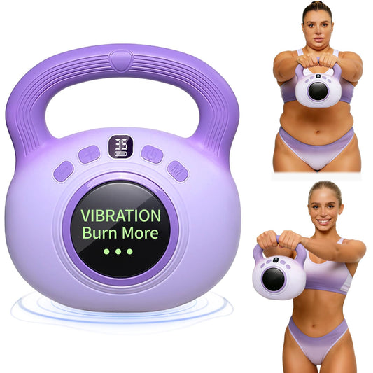 Vibration Kettlebell for Home Toning Workouts