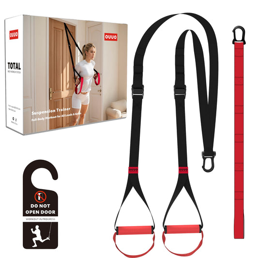 OUUO Suspension Trainer with Door Anchor