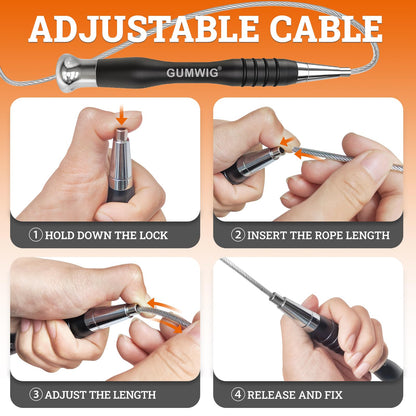 GUMWIG High-Speed Jump Rope with Weights