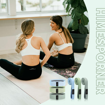 9-Piece Fabric Resistance Bands Set for Training