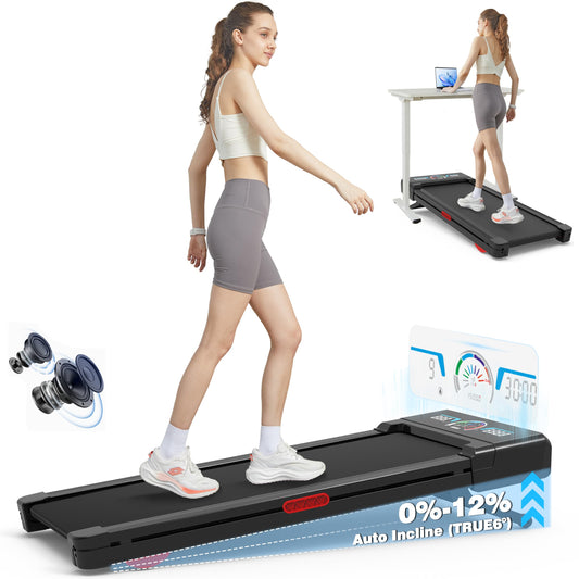 TRAILVIBER Walking Pad with 12% Incline