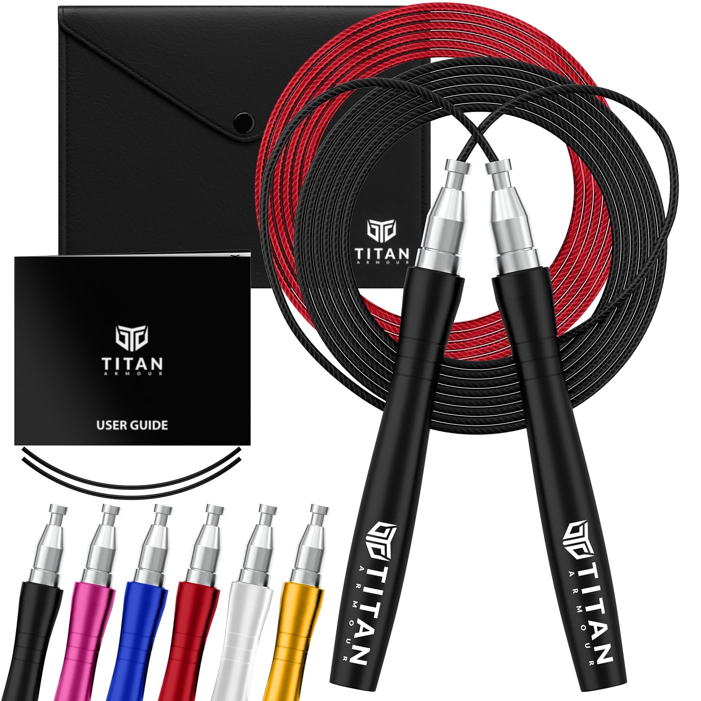 Titan Armour Speed Rope with Steel Cables