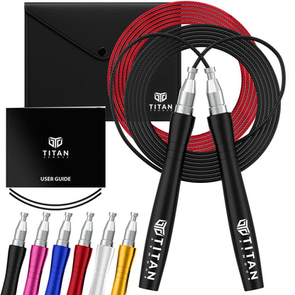 Titan Armour Speed Rope with Steel Cables