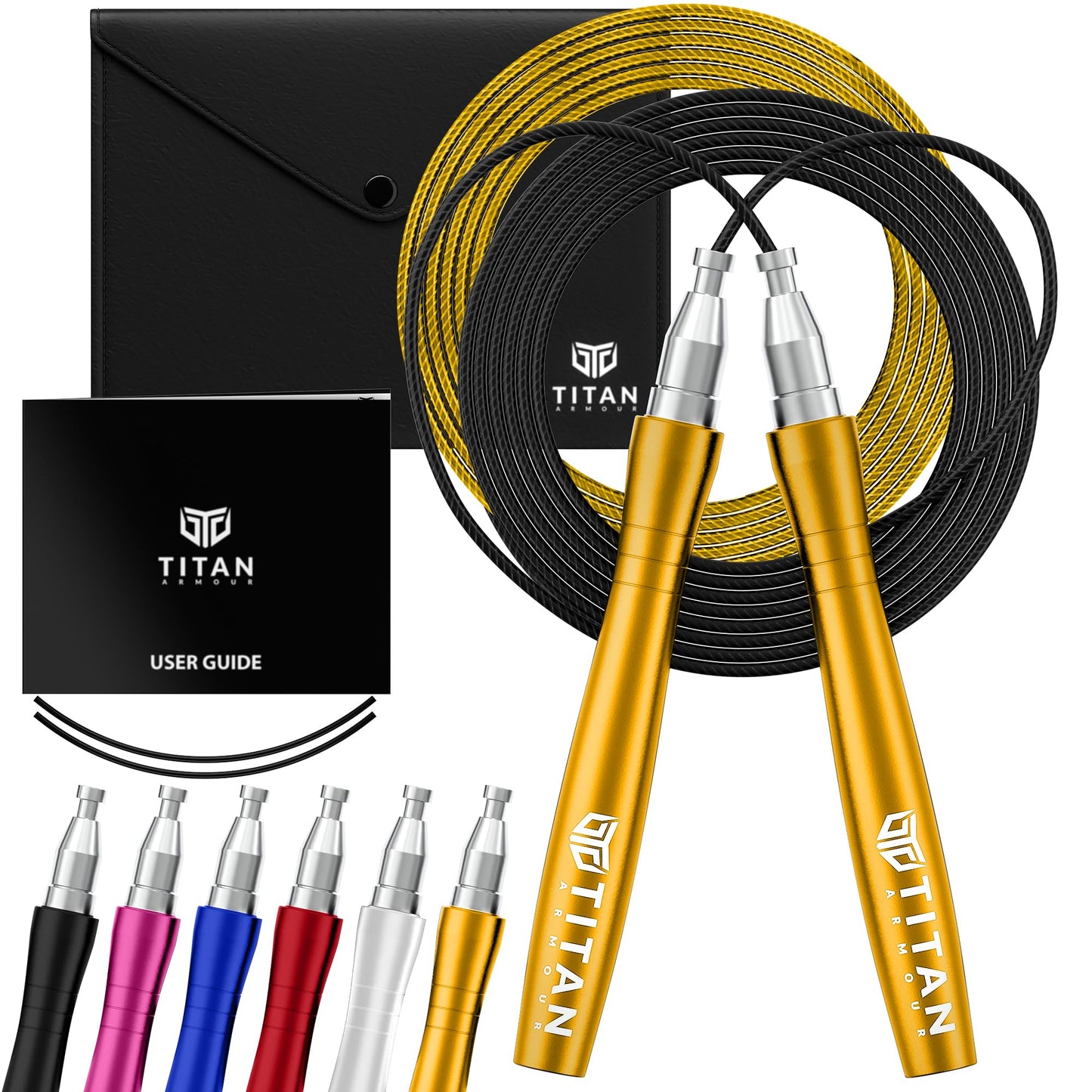 Titan Armour Speed Rope with Steel Cables