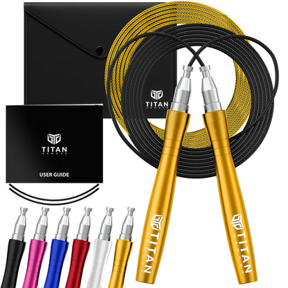 Titan Armour Speed Rope with Steel Cables