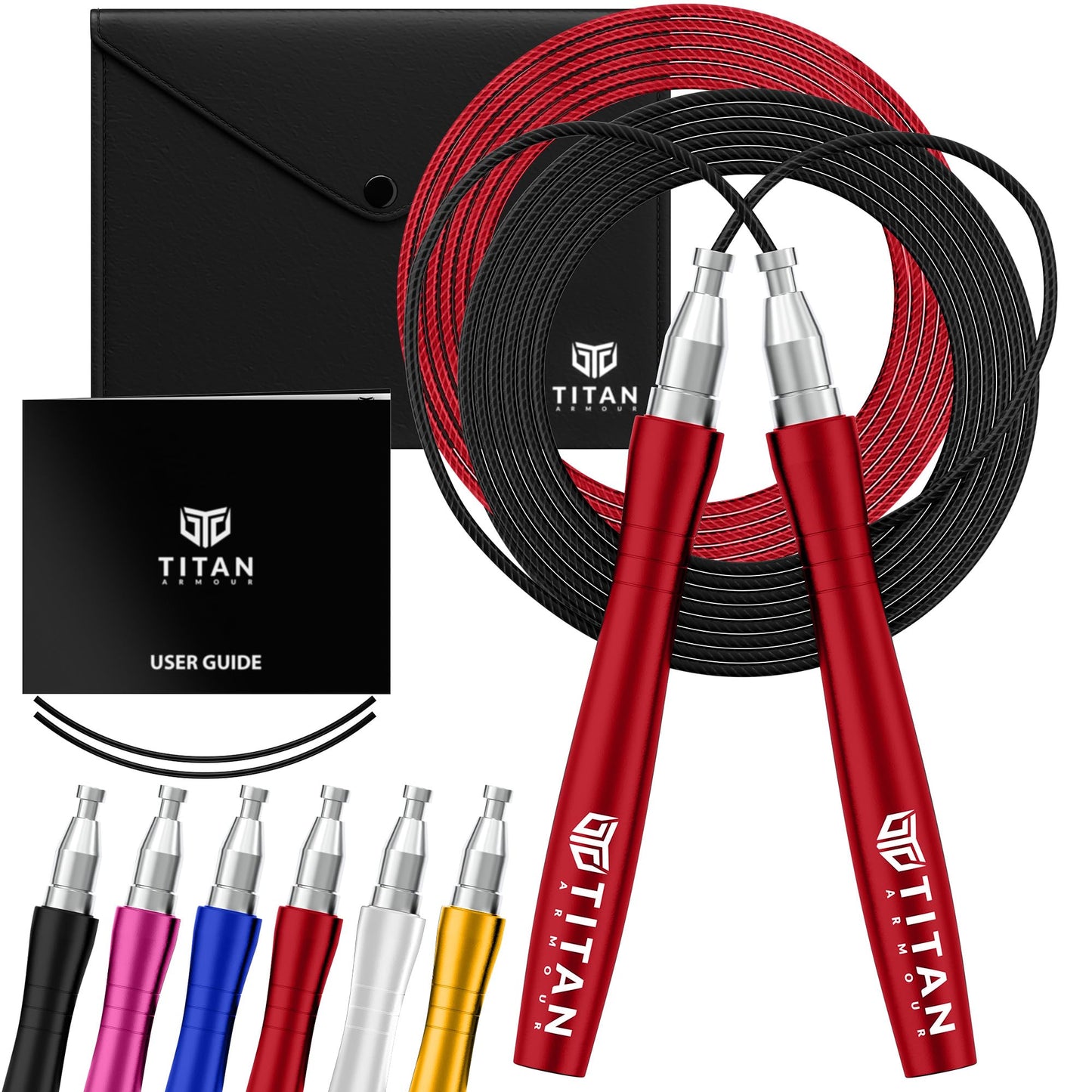 Titan Armour Speed Rope with Steel Cables