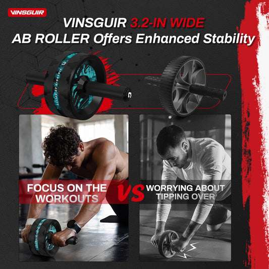 VINSGUIR Ab Roller Wheel with Knee Pad