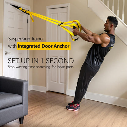 FITKIT Suspension Trainer with Door Anchor