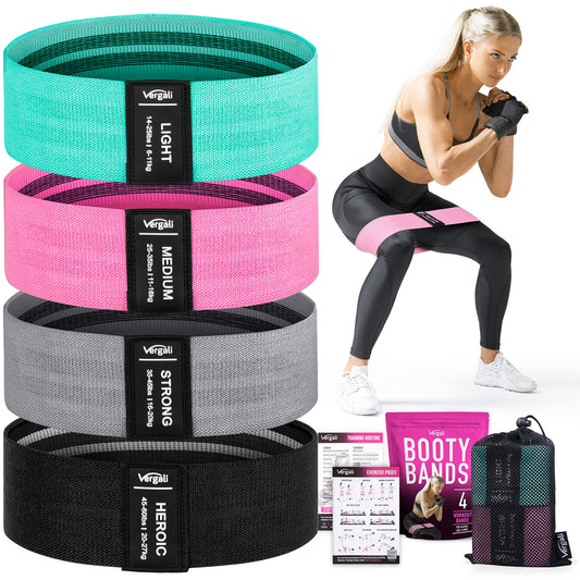 Fabric Booty Resistance Bands Set for Training